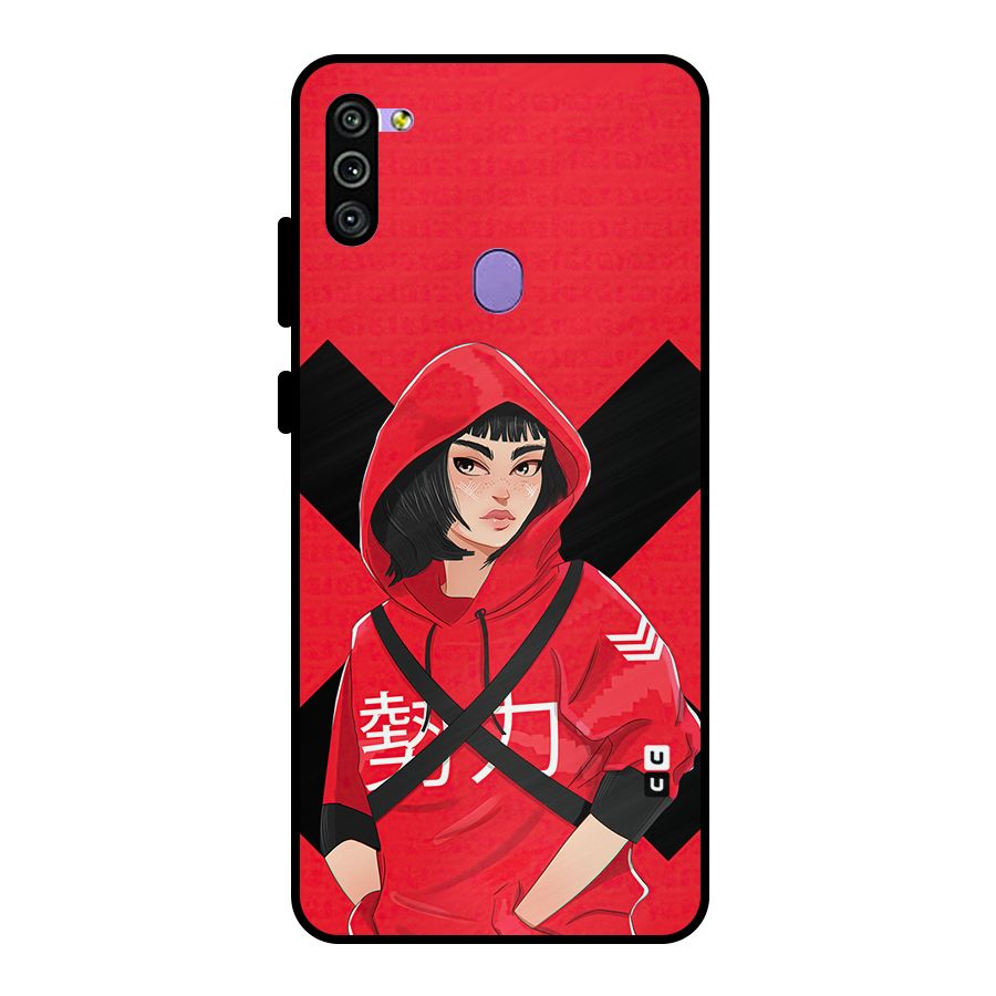 Money Heist Tokyo Digital Art Metal Back Case for Galaxy M11