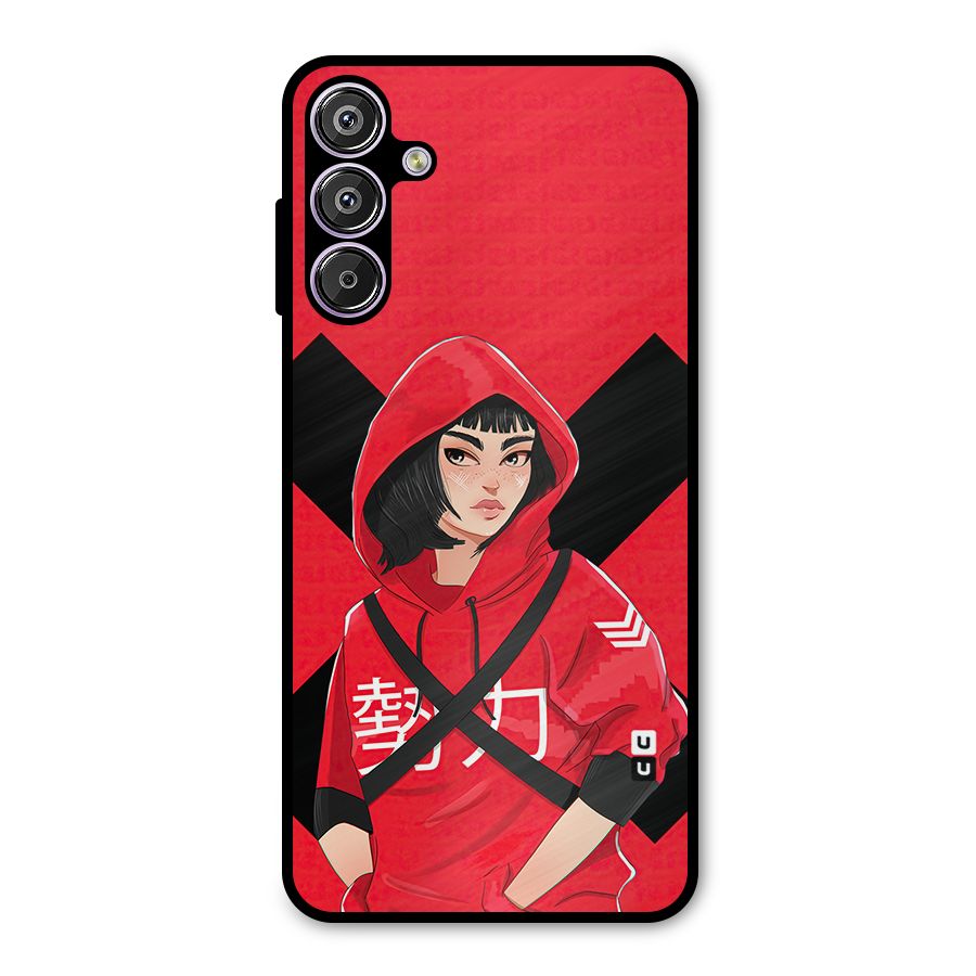 Money Heist Tokyo Digital Art Metal Back Case for Galaxy M15
