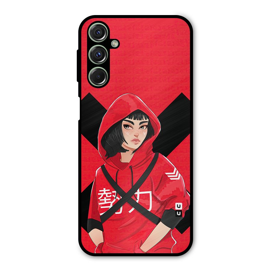 Money Heist Tokyo Digital Art Metal Back Case for Galaxy M34