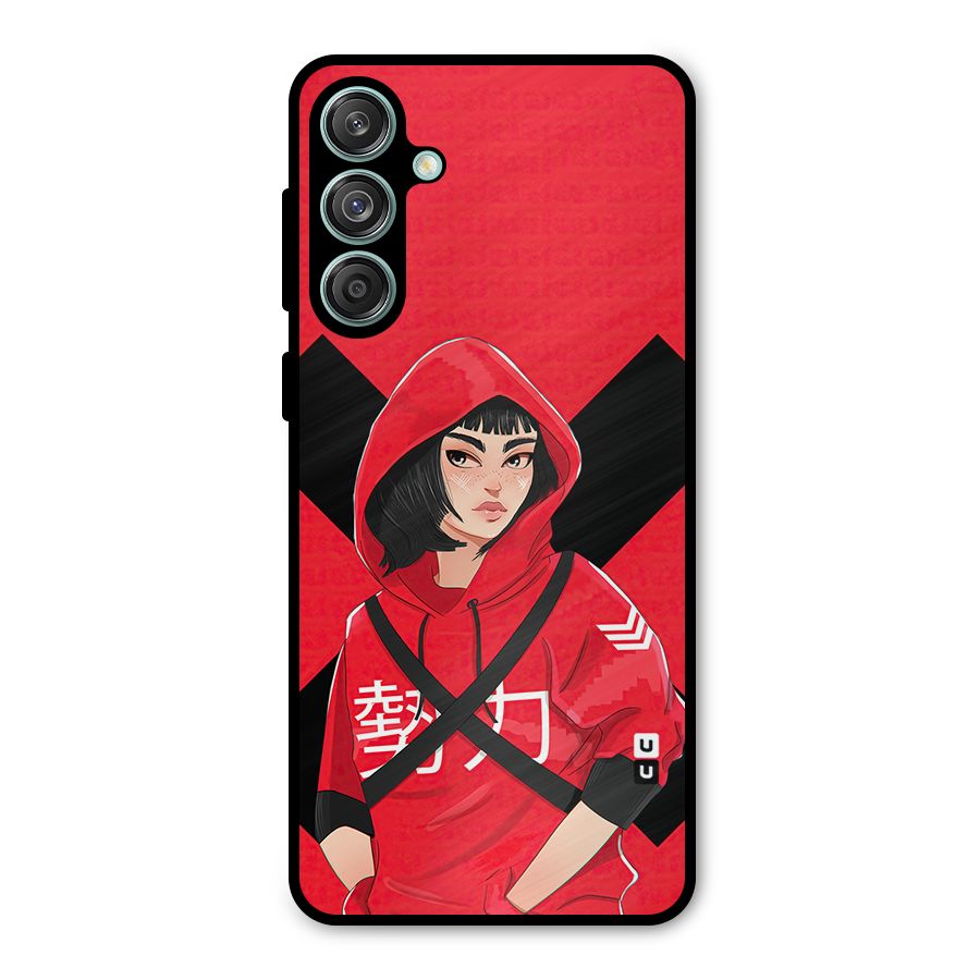 Money Heist Tokyo Digital Art Metal Back Case for Galaxy M55 5G
