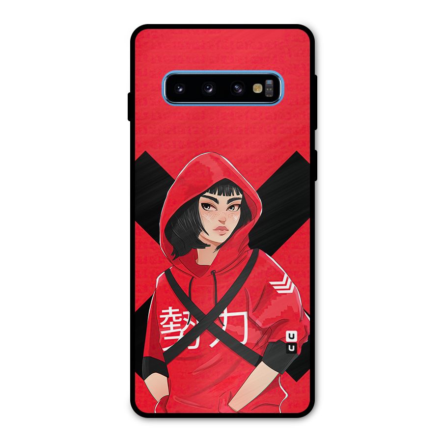 Money Heist Tokyo Digital Art Metal Back Case for Galaxy S10