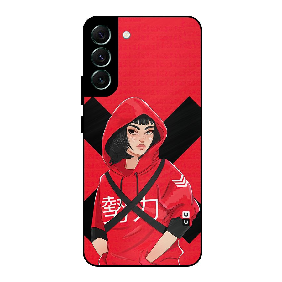 Money Heist Tokyo Digital Art Metal Back Case for Galaxy S22 Plus 5G