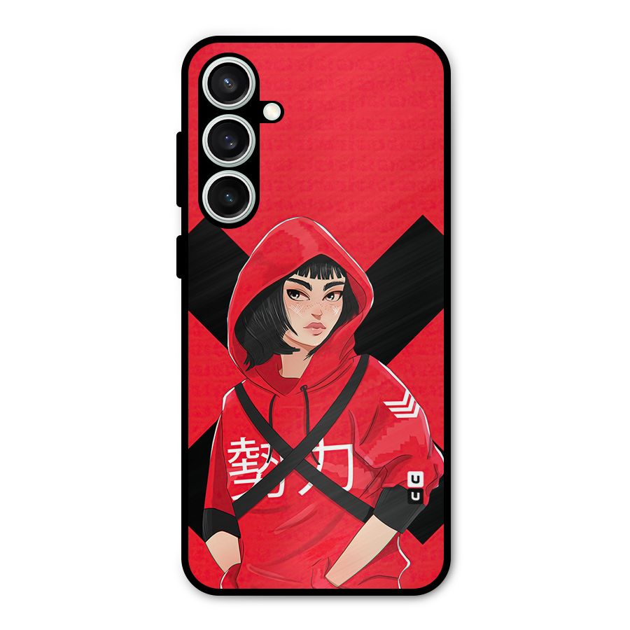 Money Heist Tokyo Digital Art Metal Back Case for Galaxy S23 FE