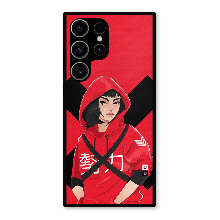 Money Heist Tokyo Digital Art Metal Back Case for Galaxy S23 Ultra