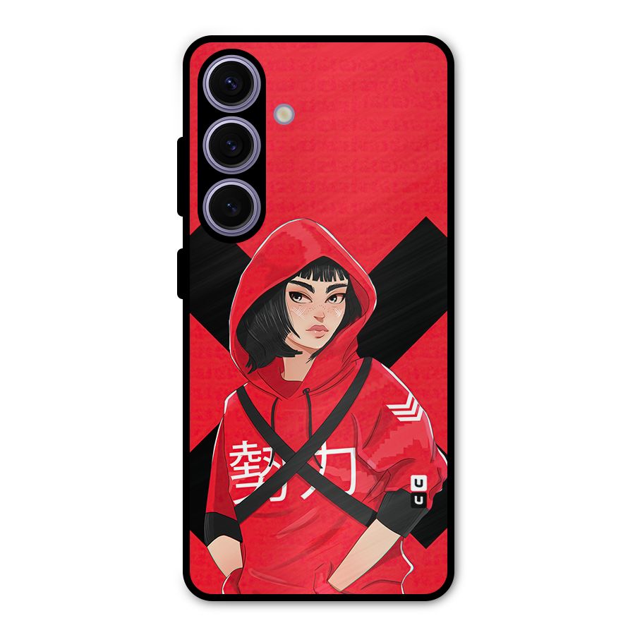 Money Heist Tokyo Digital Art Metal Back Case for Galaxy S24