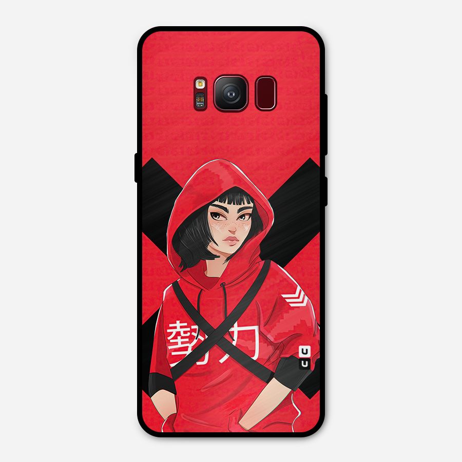 Money Heist Tokyo Digital Art Metal Back Case for Galaxy S8
