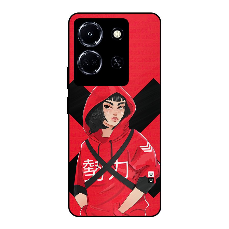 Money Heist Tokyo Digital Art Metal Back Case for Infinix Note 30 5G