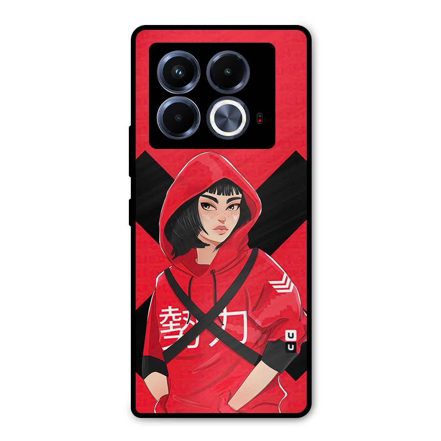 Money Heist Tokyo Digital Art Metal Back Case for Infinix Note 40 5G