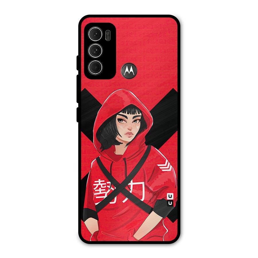 Money Heist Tokyo Digital Art Metal Back Case for Moto G60