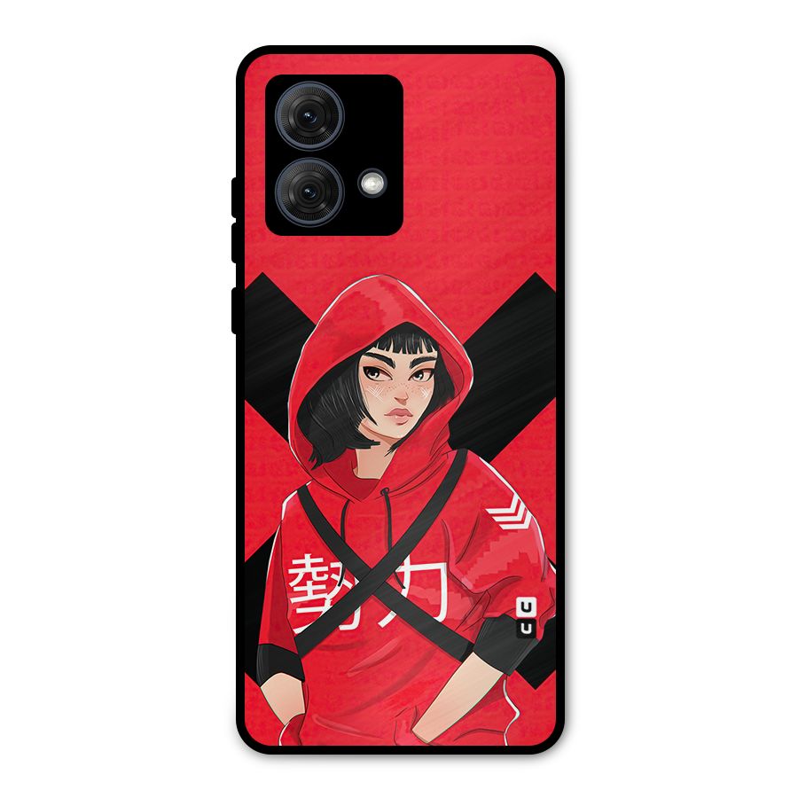 Money Heist Tokyo Digital Art Metal Back Case for Moto G84