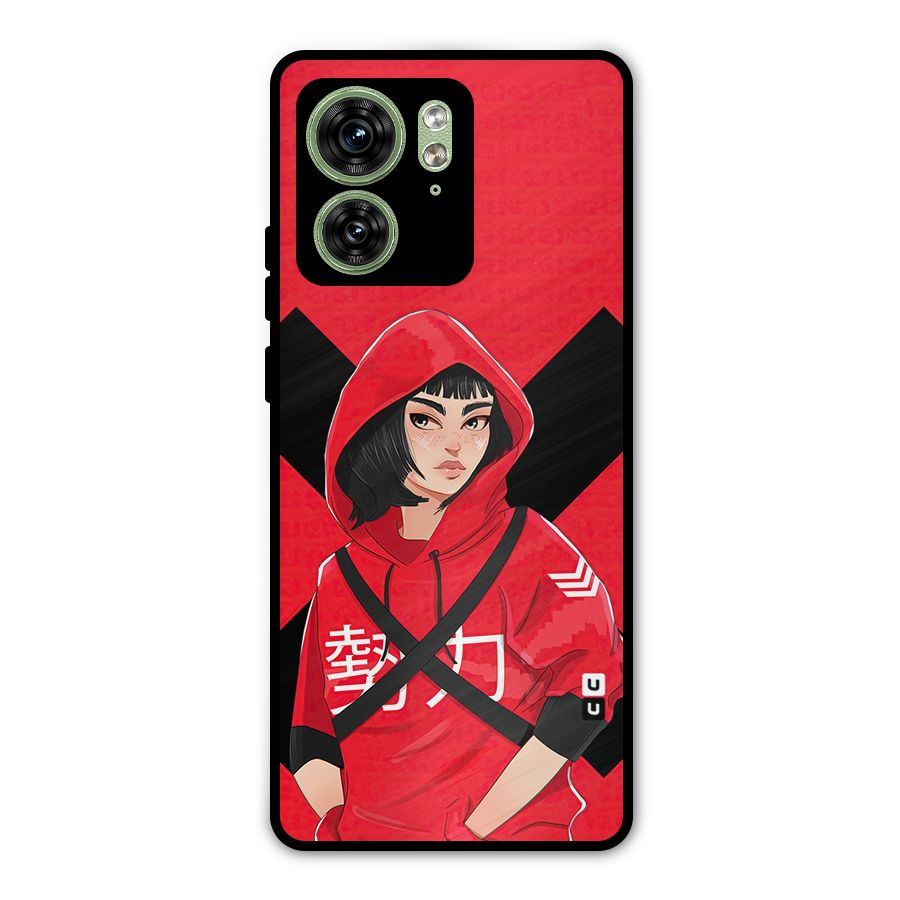 Money Heist Tokyo Digital Art Metal Back Case for Motorola Edge 40 5G