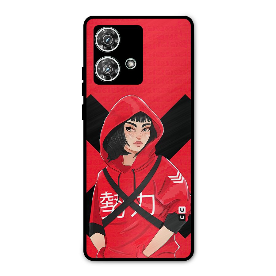 Money Heist Tokyo Digital Art Metal Back Case for Motorola Edge 40 Neo