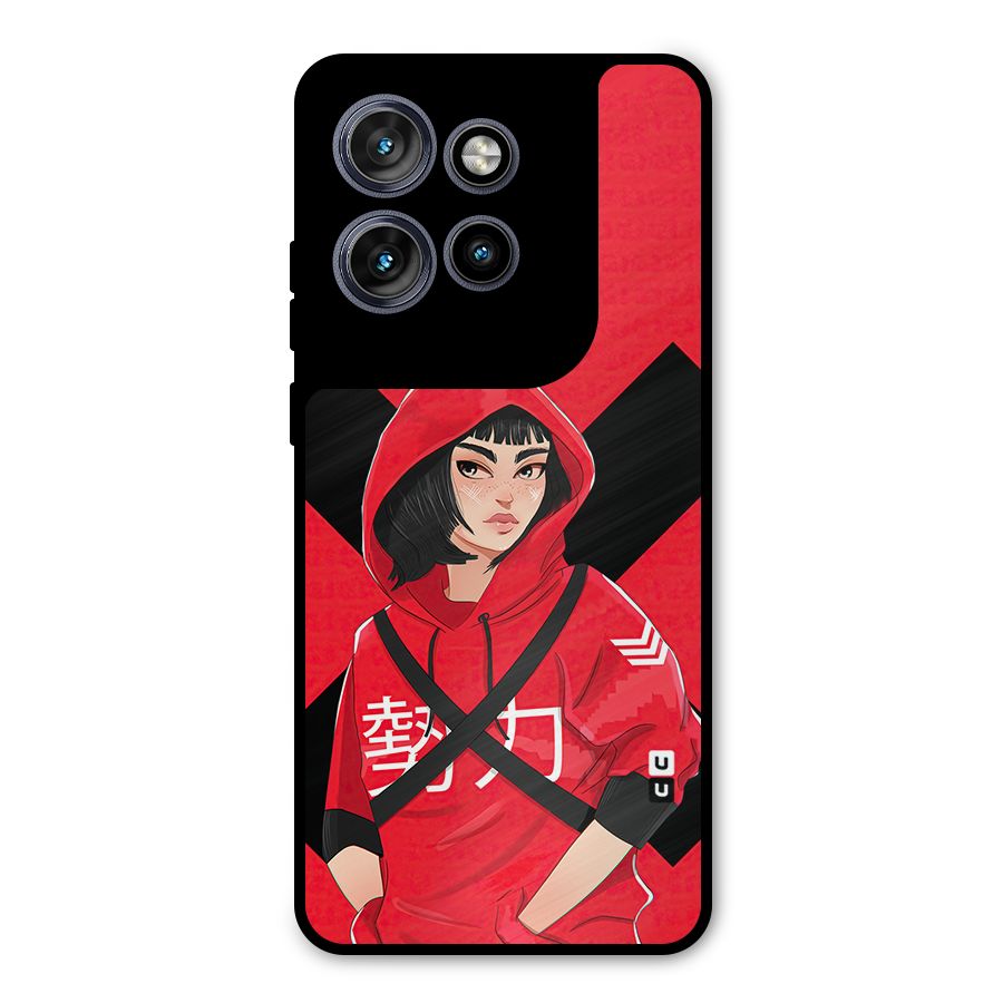 Money Heist Tokyo Digital Art Metal Back Case for Motorola Edge 50 Neo