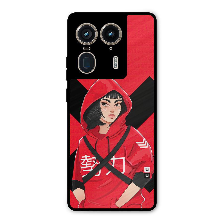 Money Heist Tokyo Digital Art Metal Back Case for Motorola Edge 50 Ultra