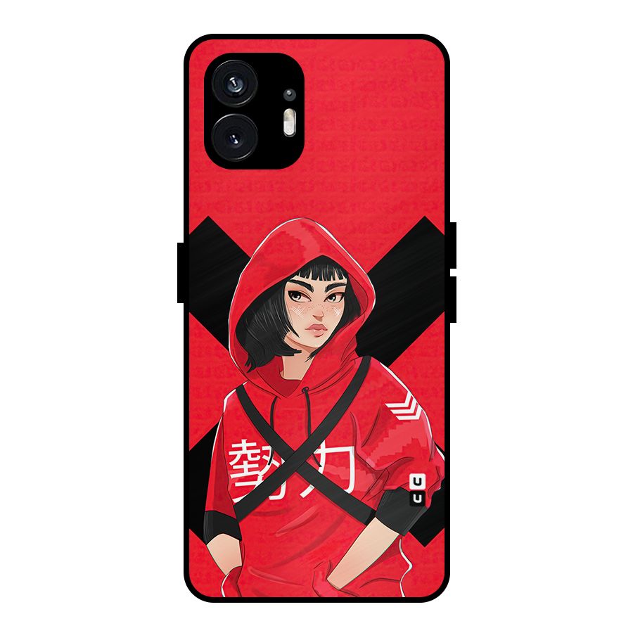 Money Heist Tokyo Digital Art Metal Back Case for Nothing Phone 2