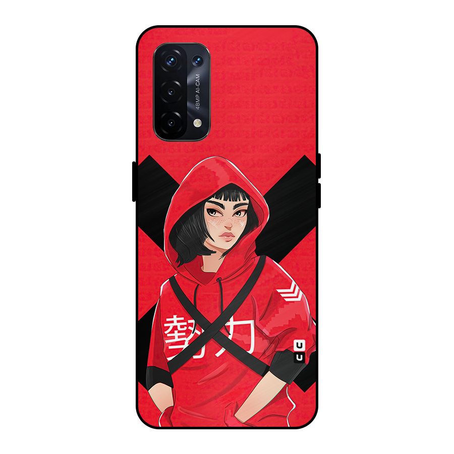 Money Heist Tokyo Digital Art Metal Back Case for Oppo A74 5G