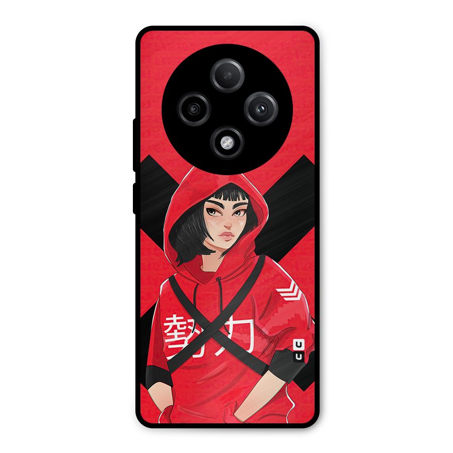 Money Heist Tokyo Digital Art Metal Back Case for Oppo F27 Pro Plus