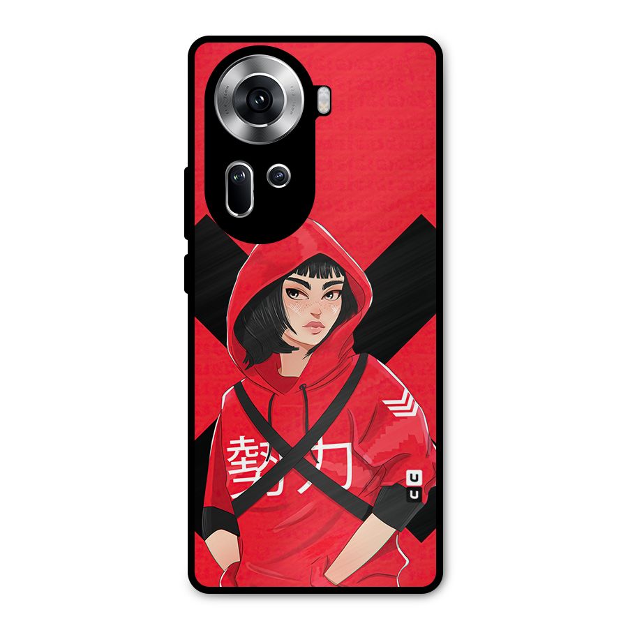 Money Heist Tokyo Digital Art Metal Back Case for Oppo Reno11 5G