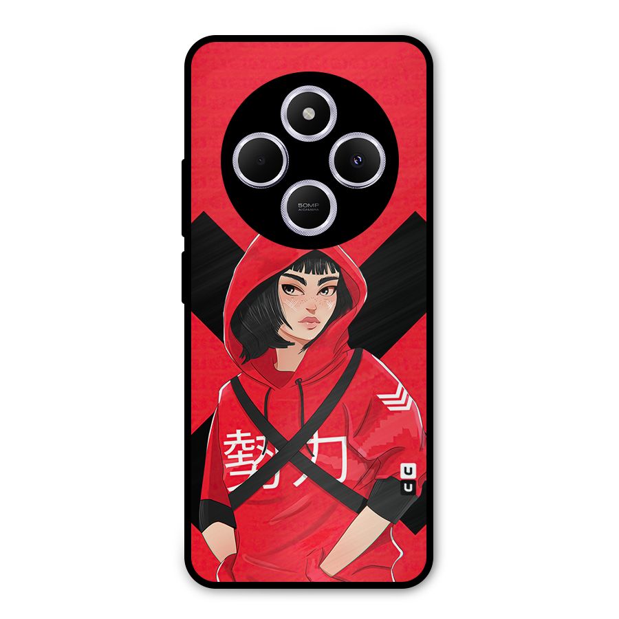 Money Heist Tokyo Digital Art Metal Back Case for Poco C75 5G