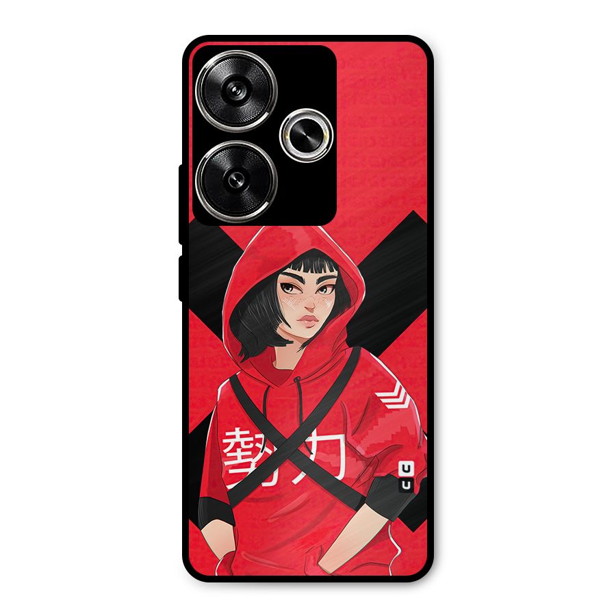 Money Heist Tokyo Digital Art Metal Back Case for Poco F6