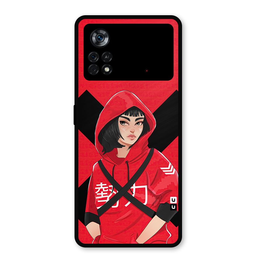 Money Heist Tokyo Digital Art Metal Back Case for Poco X4 Pro 5G