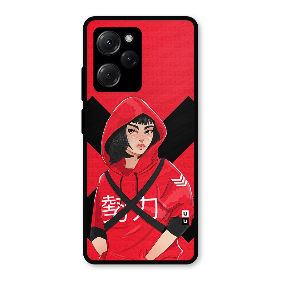 Money Heist Tokyo Digital Art Metal Back Case for Poco X5 Pro