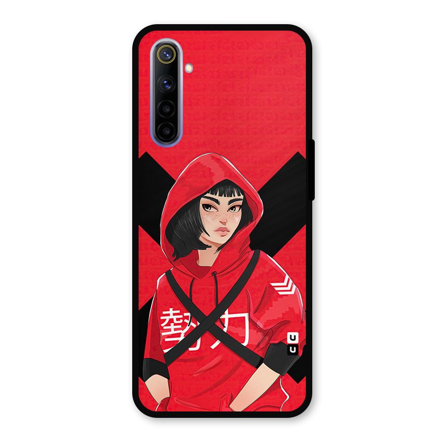 Money Heist Tokyo Digital Art Metal Back Case for Realme 6