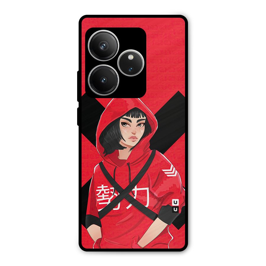 Money Heist Tokyo Digital Art Metal Back Case for Realme GT 6