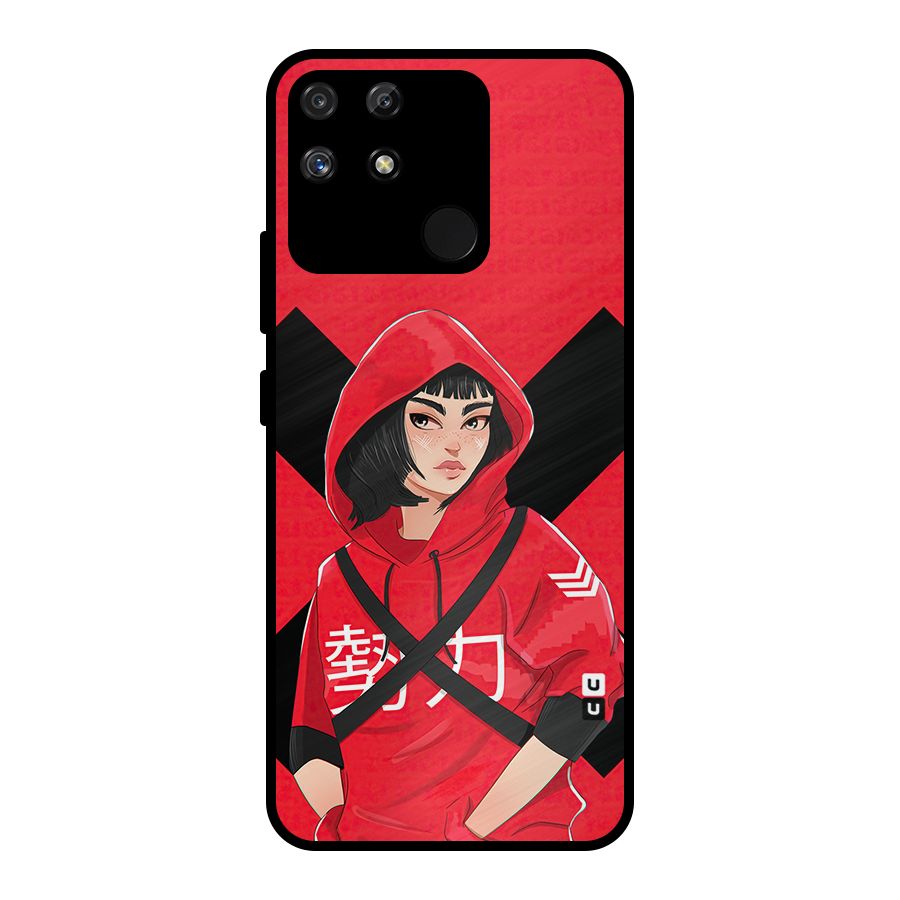 Money Heist Tokyo Digital Art Metal Back Case for Realme Narzo 50A