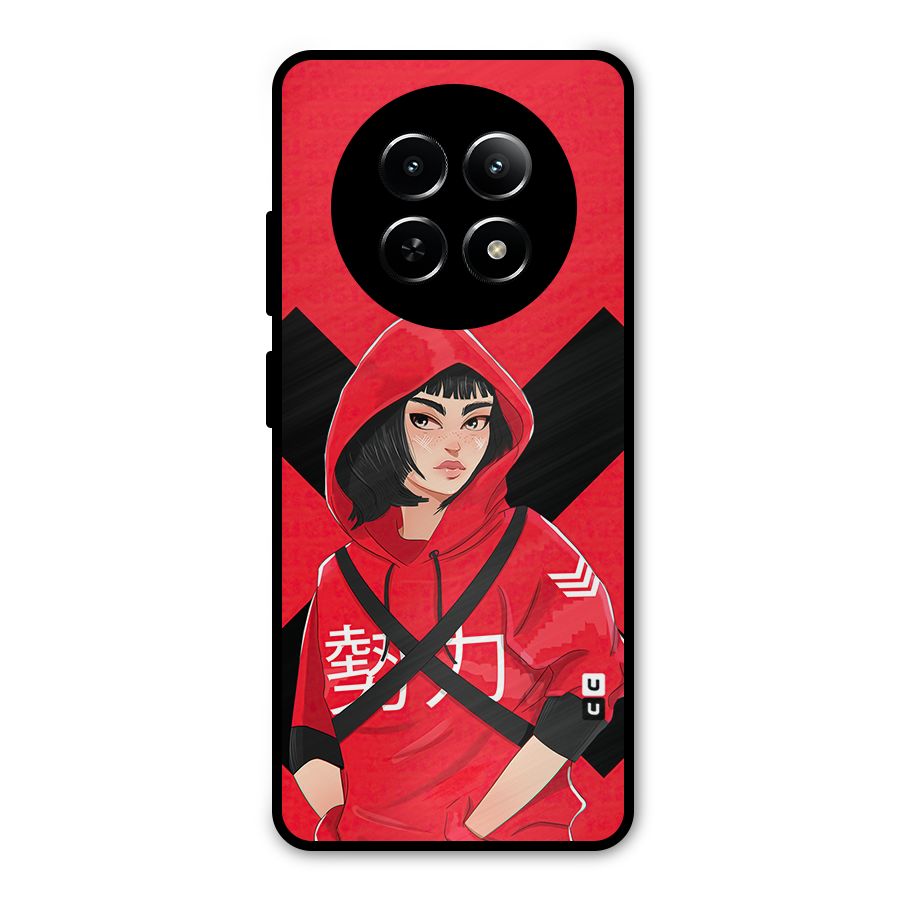Money Heist Tokyo Digital Art Metal Back Case for Realme Narzo 70x 5G