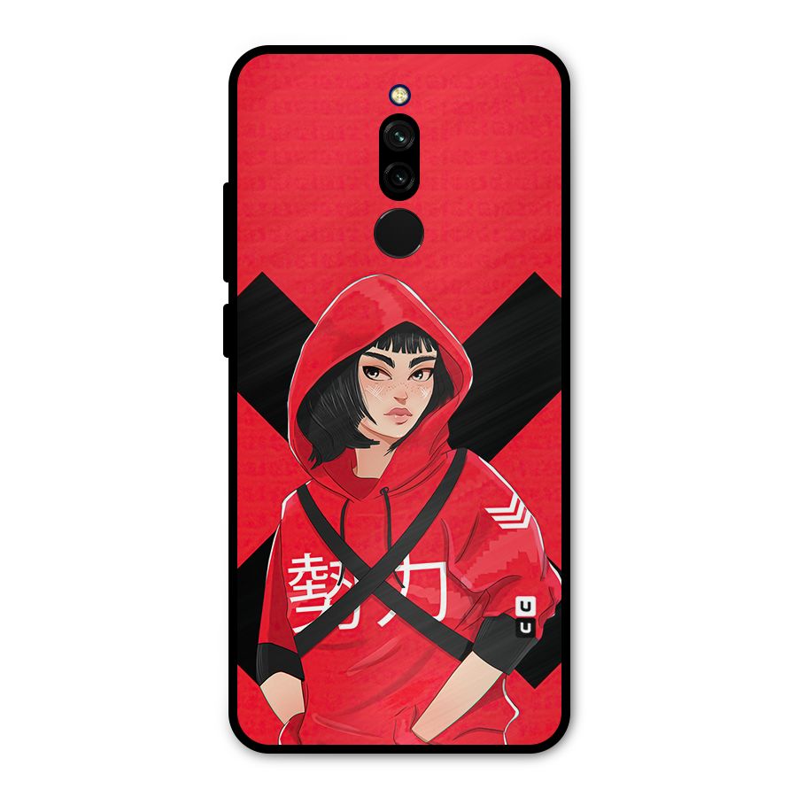 Money Heist Tokyo Digital Art Metal Back Case for Redmi 8