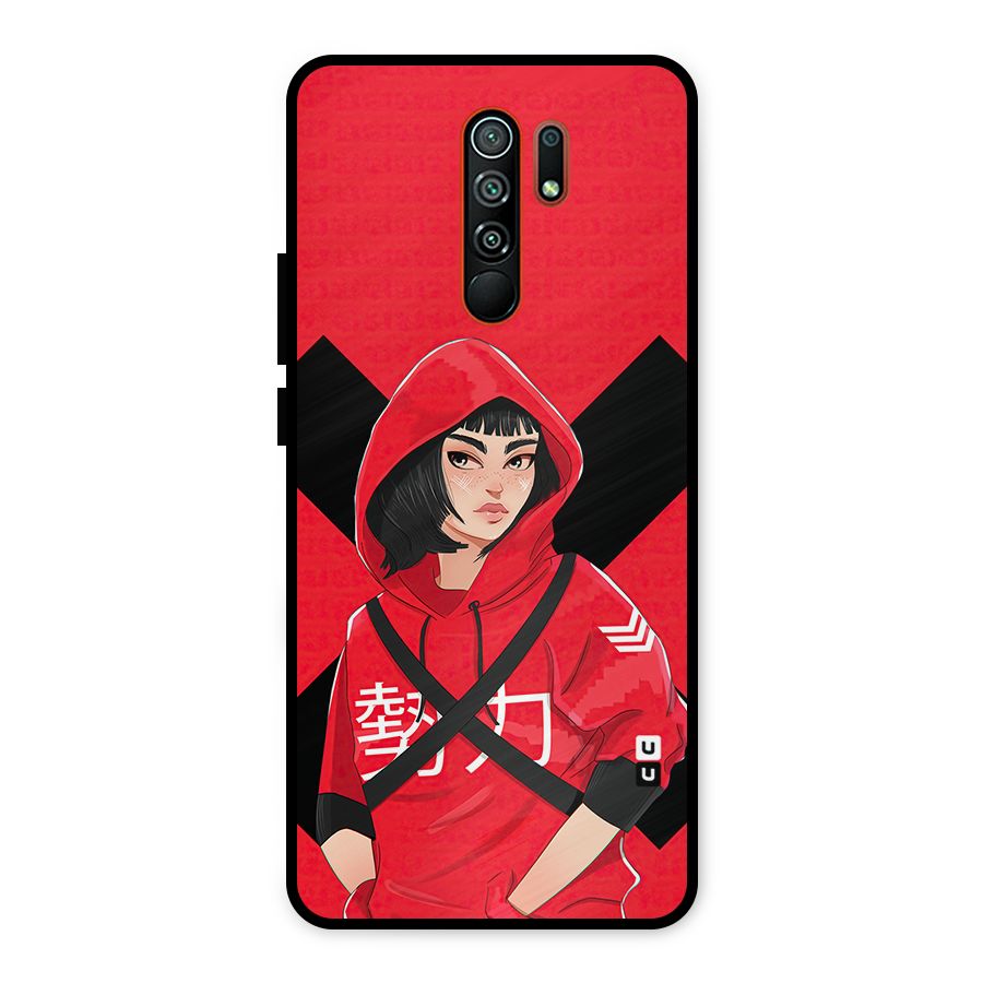 Money Heist Tokyo Digital Art Metal Back Case for Redmi 9 Prime