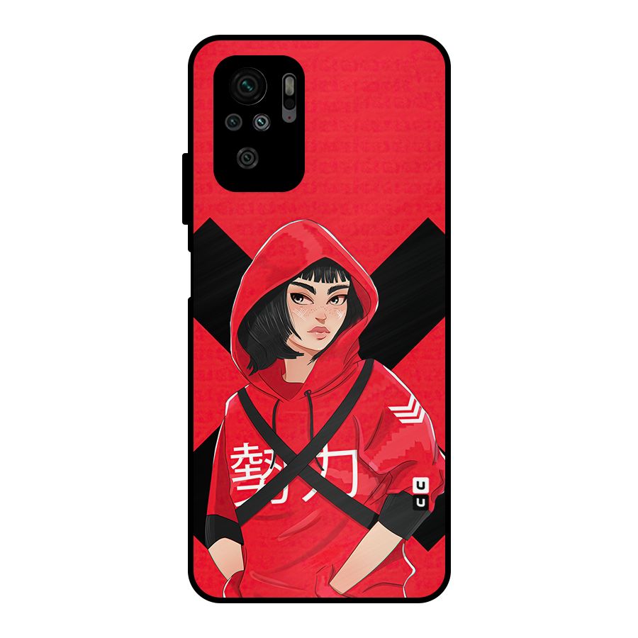 Money Heist Tokyo Digital Art Metal Back Case for Redmi Note 10S