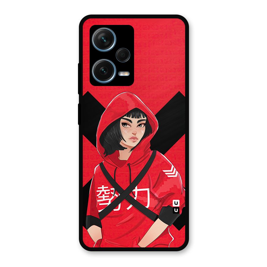 Money Heist Tokyo Digital Art Metal Back Case for Redmi Note 12 Pro Plus 5G