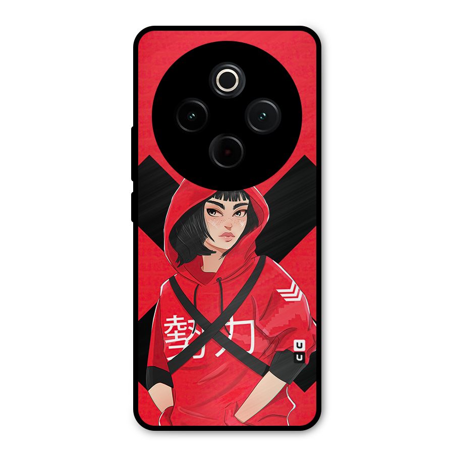 Money Heist Tokyo Digital Art Metal Back Case for Vivo T4