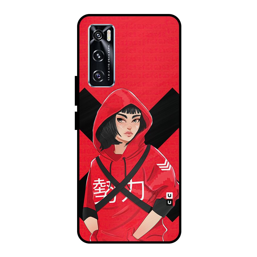 Money Heist Tokyo Digital Art Metal Back Case for Vivo V20 SE