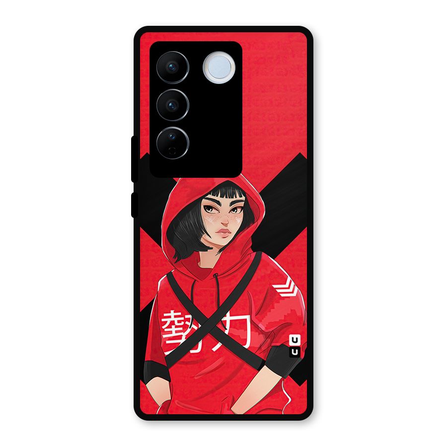 Money Heist Tokyo Digital Art Metal Back Case for Vivo V27