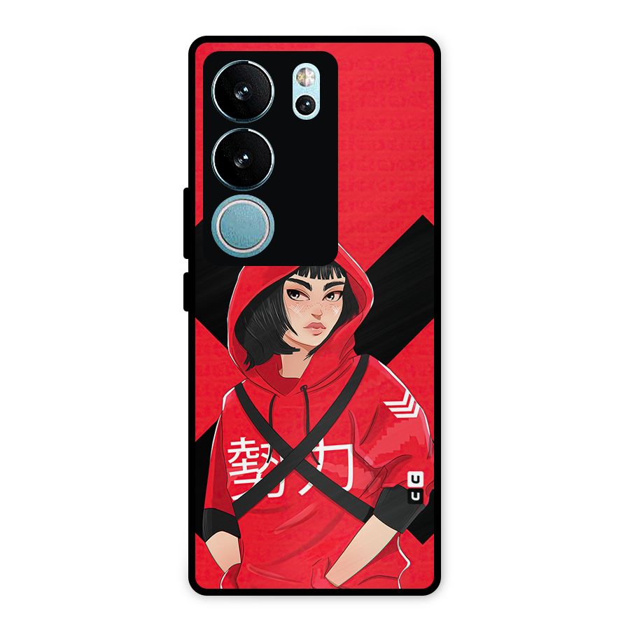 Money Heist Tokyo Digital Art Metal Back Case for Vivo V29 Pro