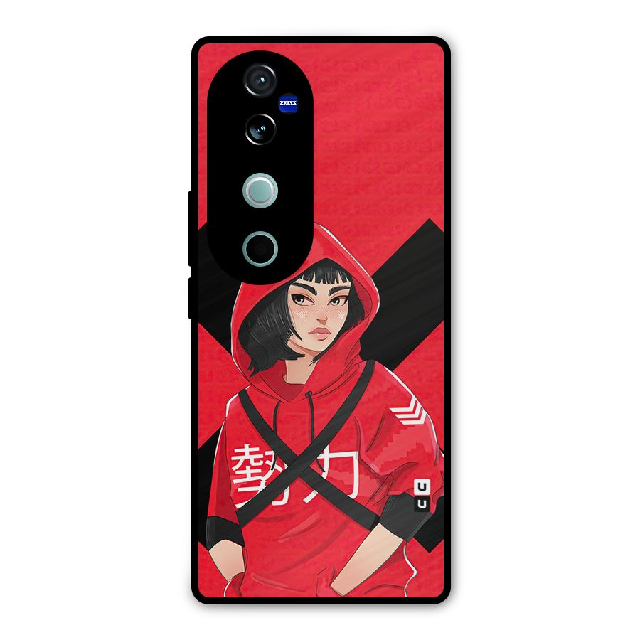 Money Heist Tokyo Digital Art Metal Back Case for Vivo V40
