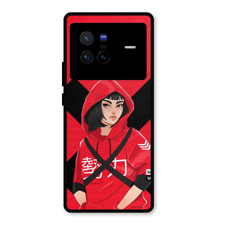 Money Heist Tokyo Digital Art Metal Back Case for Vivo X80
