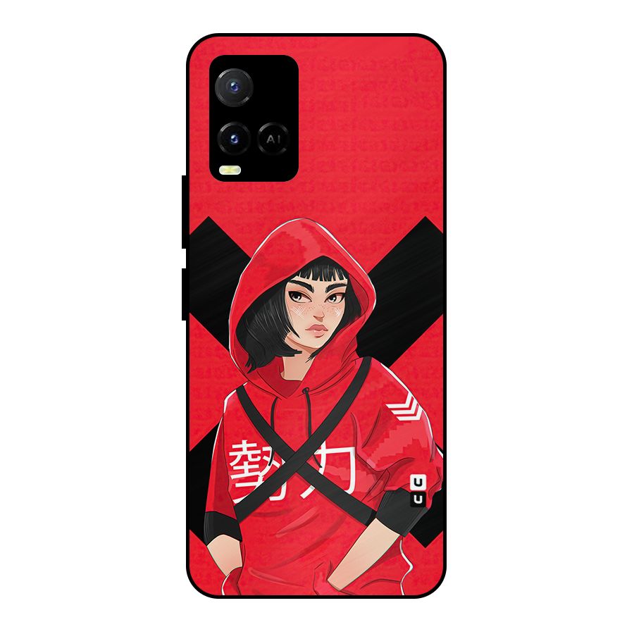 Money Heist Tokyo Digital Art Metal Back Case for Vivo Y21T