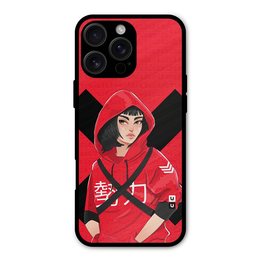 Money Heist Tokyo Digital Art Metal Back Case for iPhone 16 Pro Max