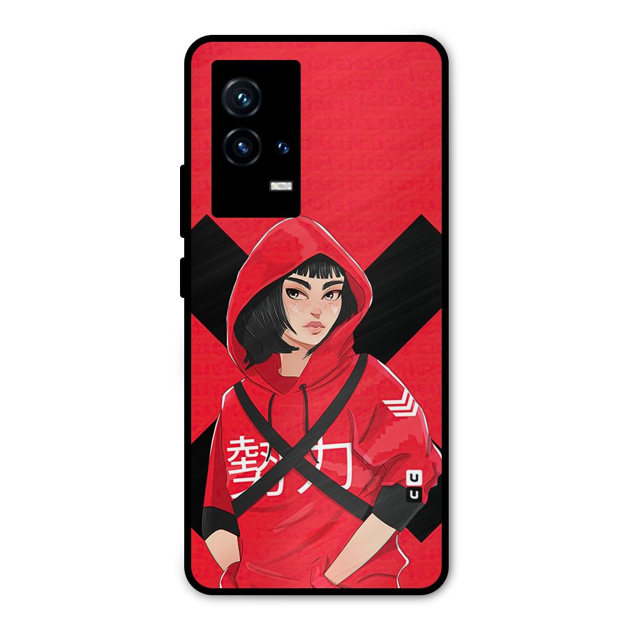 Money Heist Tokyo Digital Art Metal Back Case for iQOO 9 5G