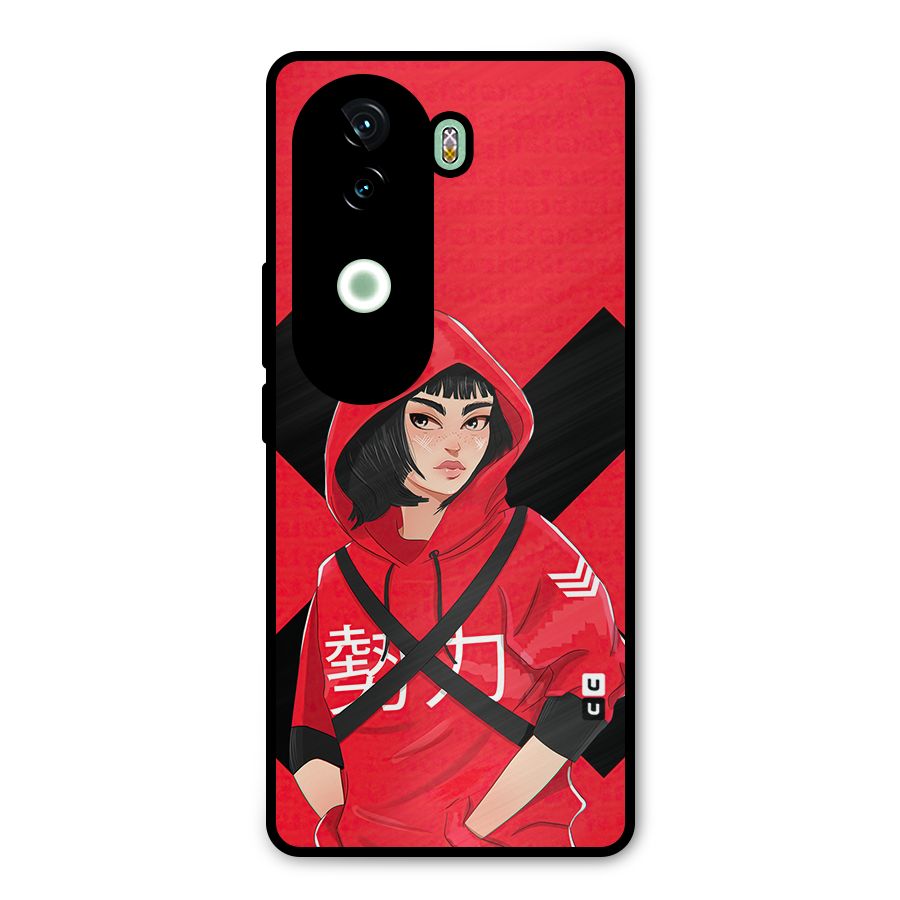 Money Heist Tokyo Digital Art Metal Back Case for iQOO Z9s