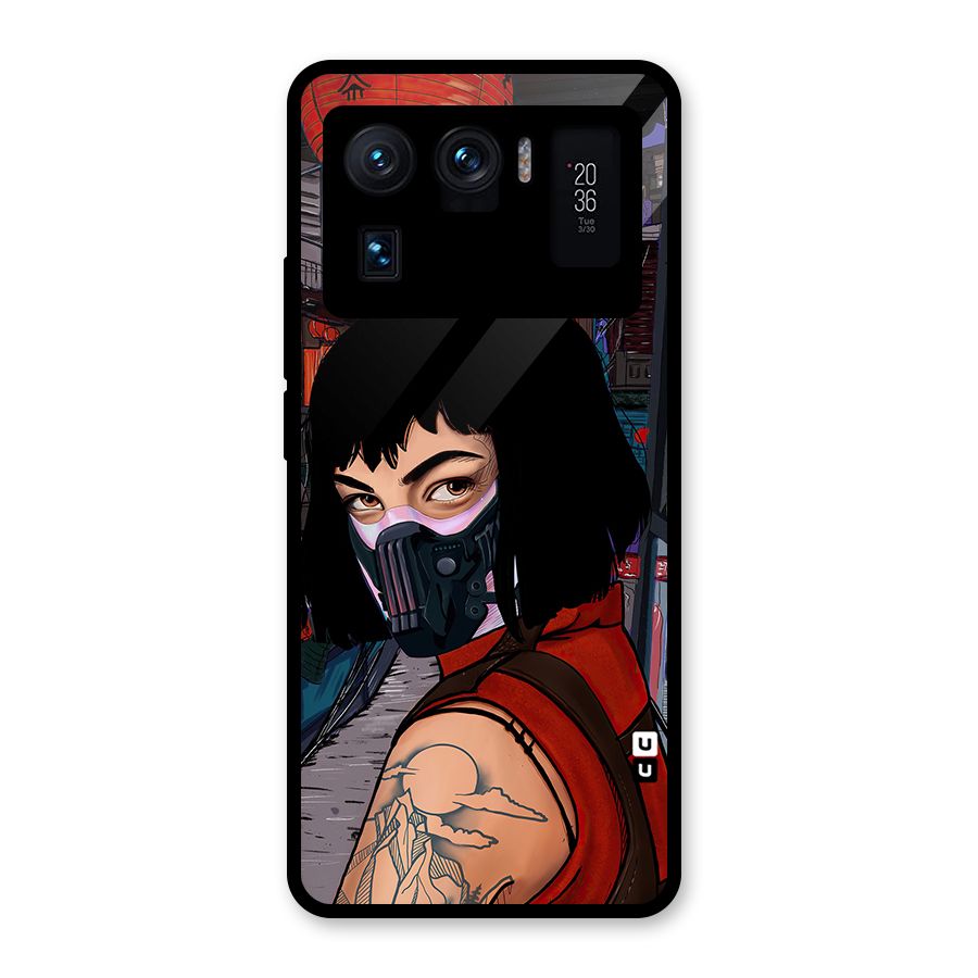Money Heist Tokyo Mask Glass Back Case for Mi 11 Ultra
