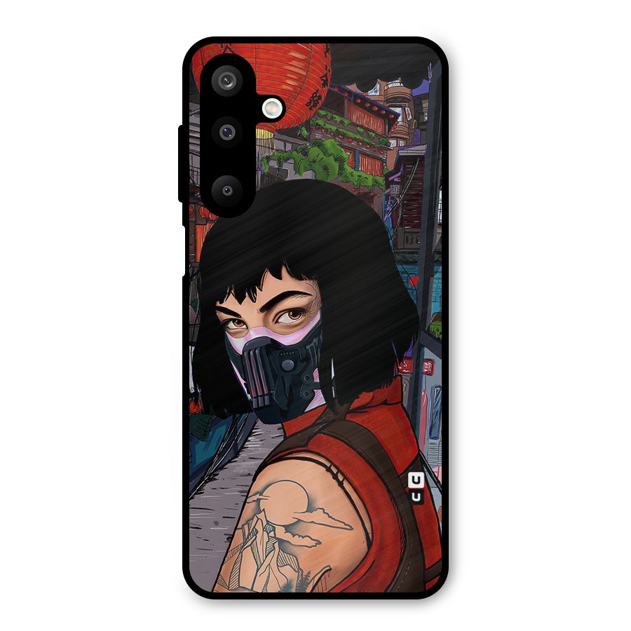 Money Heist Tokyo Mask Metal Back Case for Galaxy M16