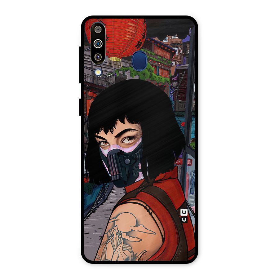 Money Heist Tokyo Mask Metal Back Case for Galaxy M30