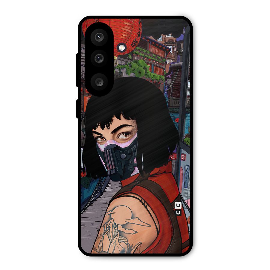Money Heist Tokyo Mask Metal Back Case for Galaxy M56