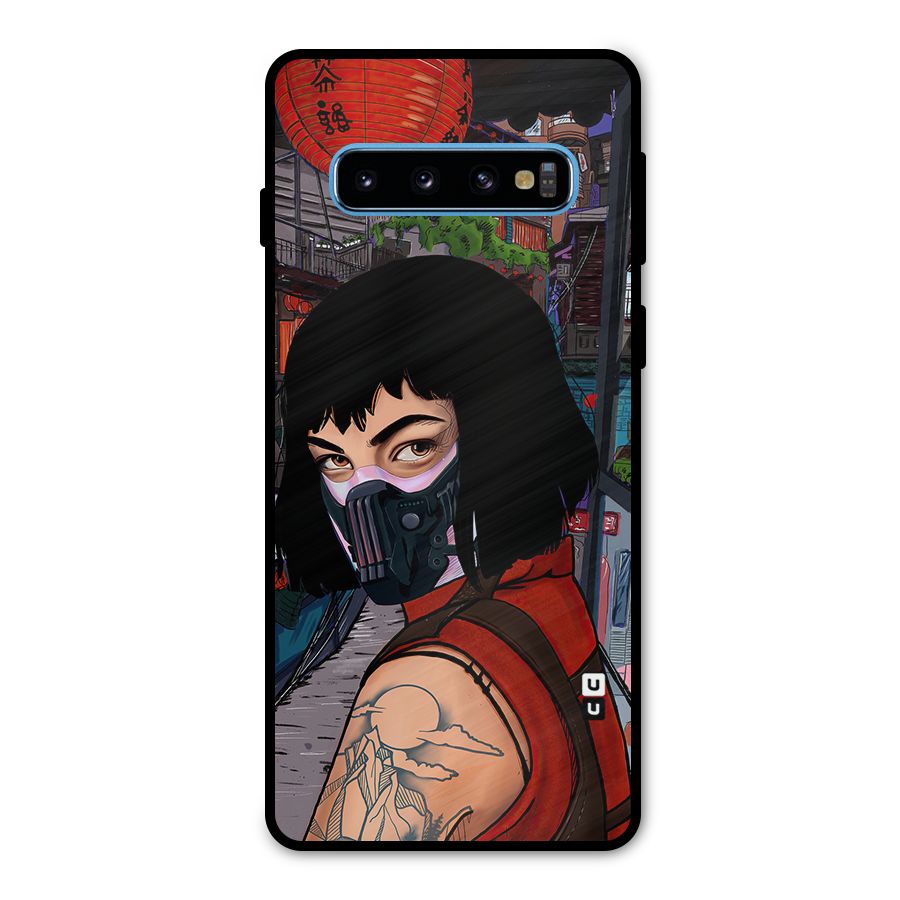 Money Heist Tokyo Mask Metal Back Case for Galaxy S10