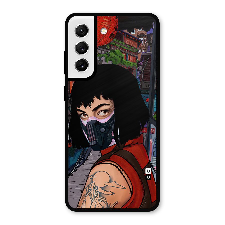 Money Heist Tokyo Mask Metal Back Case for Galaxy S21 FE 5G